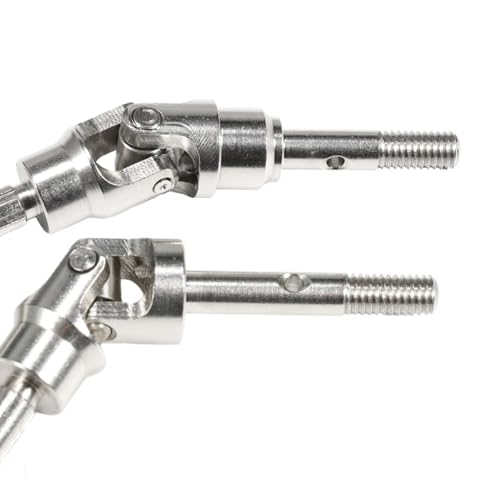 Machined Stainless Steel Slash Drive Shaft Universal Joint Driveshaft for RC Truck Rustler Stampede Hoss 4x4 VXL HQ727 Upgrade