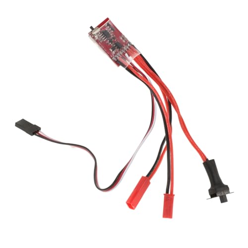 30A Brushed Esc with Brake Dual Way Speed Controller for Rc Cars Boats Enhanced Performance Electronic Controller for Reliable Speed Control Tough Conditions