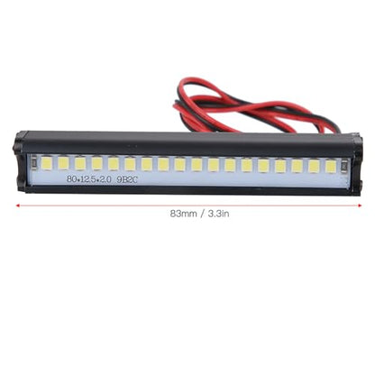 RC LED Light Bar Roof Lamp Super Bright Roof LED Lamp Kit Fit for Traxxas TRXX6/ TRXX4 SCX10 1/10 RC Crawler Spare Parts