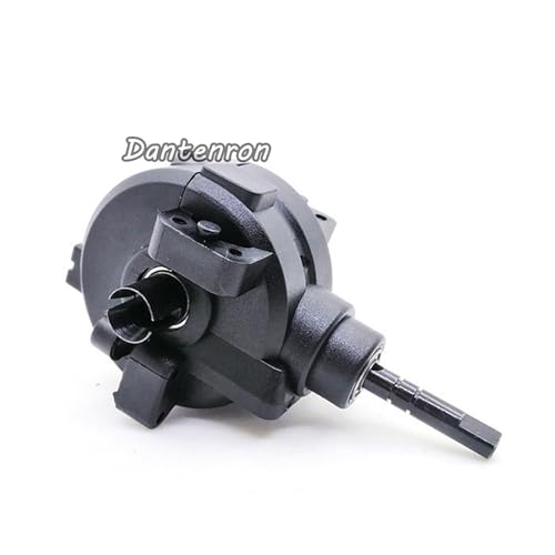 1/10 RC Car Rear Drive Diff Gear Box Assembly Set Upgraded Parts Compatible with 1:10 Car HSP Redcat Himoto Volcano EPX 94106 94107 94108 94111 94123 - color: Black