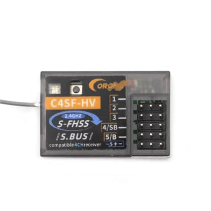 Corona C4SF C4SF-HV 2.4GHz 4 Channels S-FHSS/FHSS SBUS Compatible Receiver for FUTABA S-FHSS FHSS 3PV/7PX/4PLS/4PV/7PX/4PX etc Models Parts (C4SF-HV) - style: C4SF-HV