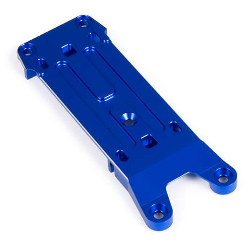 Aluminum Rear Tie Bar Mount Suspension Holder Blue CNC Machined Rear Chassis Brace Tie Bar Mount for Tra-xxas X-Maxx 6S 8S Truck Rc Car Upgrade Parts