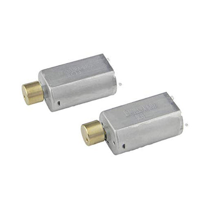 2pcs of 180 1.5V 3V 3000RPM DC Motor Strong Vibrating with Little Rust Electric Gear Motor for Vibrating Device,Toys, Massager Health Care Equipment - size: 180 DC Vibrator Motor 2PCS