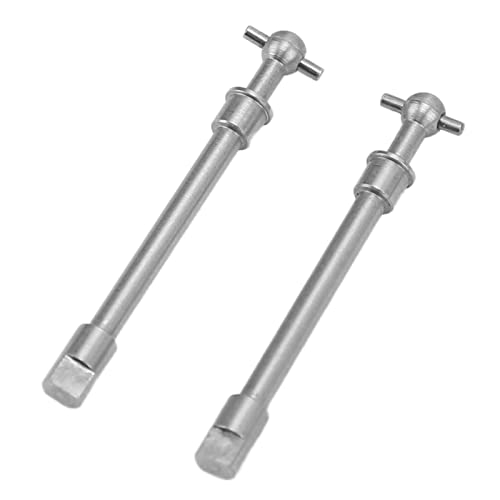 RC Front Axle Drive Shaft, Stainless Steel Front Axle Drive Shaft Replacement for SCX24 1/24 RC Crawler Car Upgrade Parts Accessory