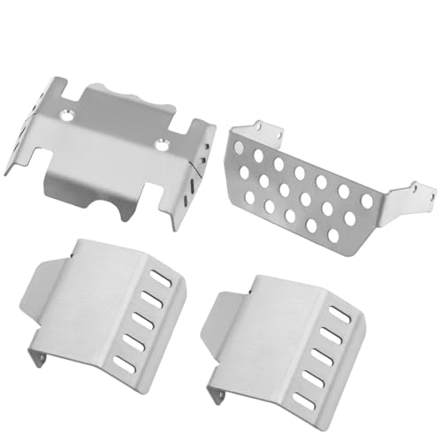 RC Accessories RC Guard Armor for CROSSRC 1/8 EMOX Emo X2 RC Climbing Model Car Shield Metal Armor Chassis Armor Accessories