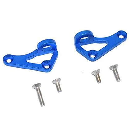 GPM 6Pc Set Upgrades Aluminum Front Body Post Mount for SCX10 III Jeep Wrangler Rubicon (AXI03007) RC Cars (Blue)