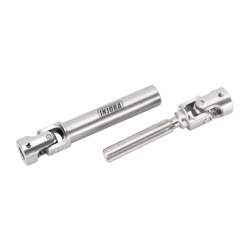 INJORA Stainless Steel Drive Shaft for TRX4M Defender Bronco Upgrade