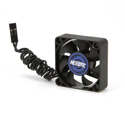 Motor Cooling Fan Dual Ball Bearings, Heatsink High Speed, 35x35x10mm for 1/10 1/8 Brushless Motor RC Car Part 36 42 Series 3660 3650 3670 540 550
