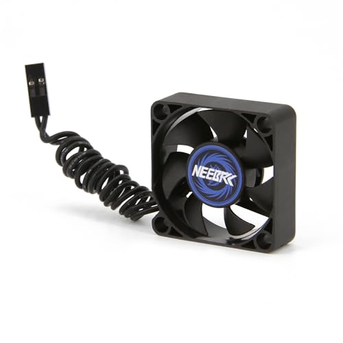 Motor Cooling Fan Dual Ball Bearings, Heatsink High Speed, 35x35x10mm for 1/10 1/8 Brushless Motor RC Car Part 36 42 Series 3660 3650 3670 540 550