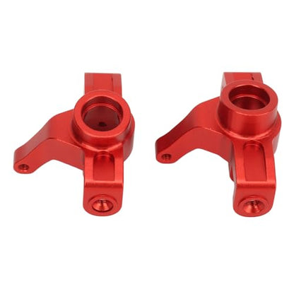RC Steering Knuckle, Durable Aluminum Alloy Replacement Pair for 1/14 1/16 Scale Off-Road RC Cars, Steering Cup for RC Enthusiasts Racing Repairs