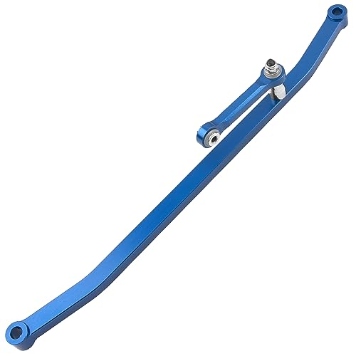 ShareGoo Metal Front Steering Linkage Set Steering Tie Rod #LOS241030 Compatible with 1/8 Losi LMT Soild Axle 4WD RC Monster Truck (Blue) - color: Blue