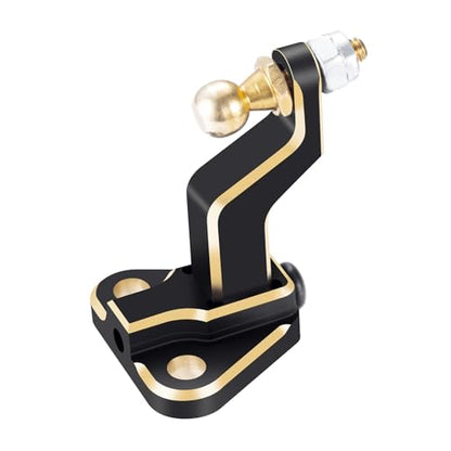1/18 TRX4M RC Brass Tow Trailer Hitch Receiver Kit 9g / Set | RC Trailer Hitch Receiver Kit Compatible with TRX4M TRX4-M Defender 1/18 RC Crawler Car Upgrades Parts