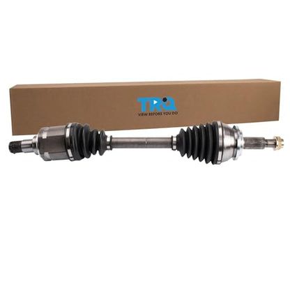 TRQ Front Driver Side CV Axle Assembly Compatible with 16-18 Toyota RAV4 LE Limited XLE SE Japan Built Models 1st VIN Digit J 11-16 Scion tC Manual Transmission - style: CSA32572