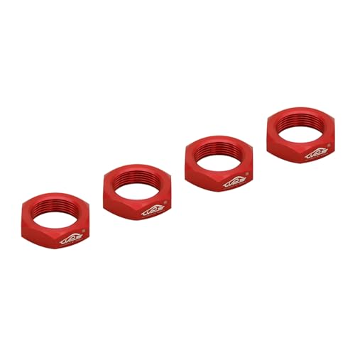 24MM Aluminium Wheel Nut Set (Red) | for 1/5 Scale Hpi ROVAN Km Baja 5b RC Car Parts - color: Red