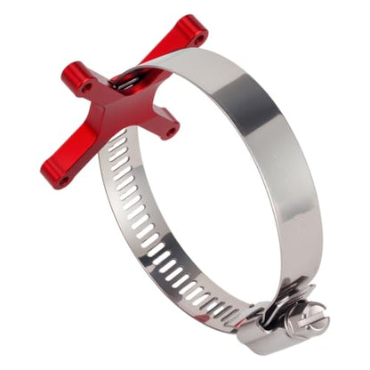 Aluminum 40x40mm RC Cooling Fan Adjustable Mount Bracket, Compatible with 35/43/48/49mm Motors, for 1/5 1/7 1/10 RC Car Truck Buggy Heat Sink Radiator Upgrade Parts (48 49 Red) - color: 48 49 Red