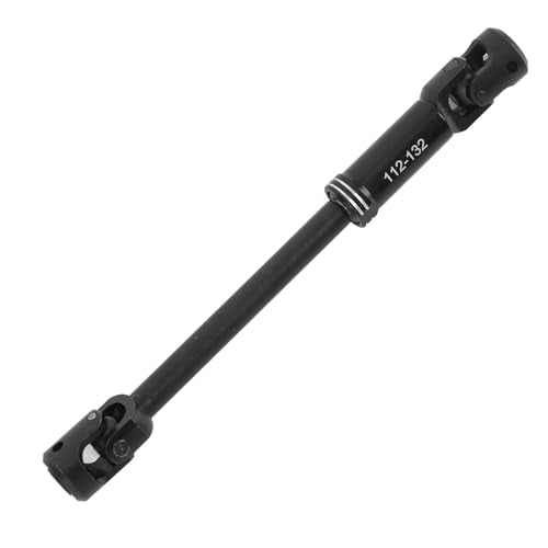 RC Drive Shaft, Metal RC Car Crawler Drive Shaft with Screws for SCX10 1/10 Cars (112-132MM - size: 112-132MM