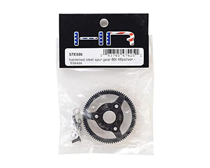 HRSTE886 STE886 Hot TTraxxas 48P Hardened Steel Spur Gear (86T) (Silver) HRASTE886