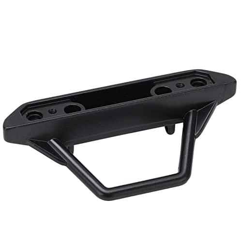 RC Front Bumper Set, RC Metal Bumper High Hardness Remote Control Car Front Bumper with 2 LED Headlights for SCX24 1/24 RC Car Crawler Scx24 Bumper