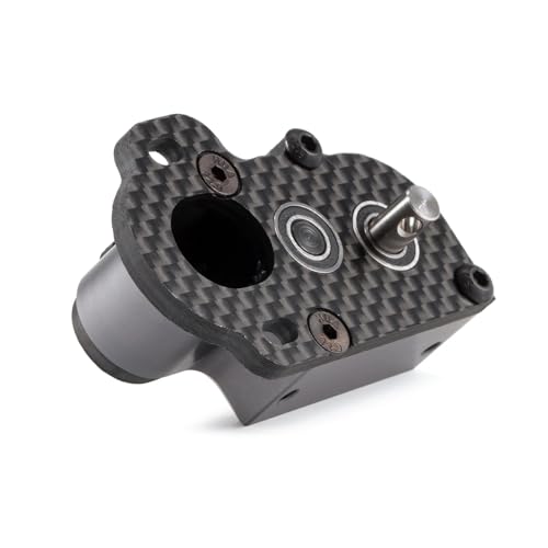 1/10 RC Portal Transmission 48Pitch Tiny Gearbox with Slipper Pad Machined Ultralight for 1/10 RC Crawler LCG Chassis Capra F9 AR45 Axle (Gray) - color: Gray