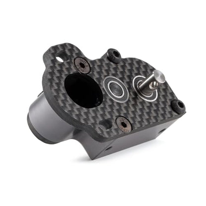 1/10 RC Portal Transmission 48Pitch Tiny Gearbox with Slipper Pad Machined Ultralight for 1/10 RC Crawler LCG Chassis Capra F9 AR45 Axle (Gray) - color: Gray
