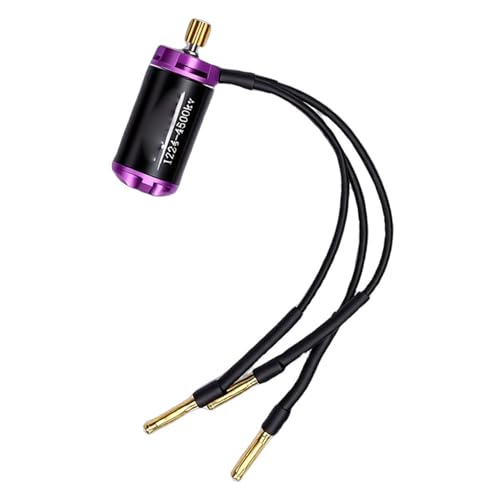 Brushless Motor, 1/24 Scale 4500KV Motor with 25A ESC Combo RC Crawler Upgrade Kit for SCX24, Other Model Cars