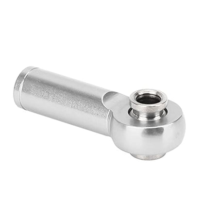 Shanrya RC Tie Rod End, Aluminium Alloy Tie Rod End 10Pcs Tie Push Link Rod Joint, Rc Car Accessory M4 Positive Negative Thread for Toy Model 1/10 Model RC Car(Silver)