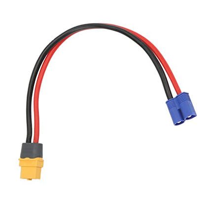 SWOQ Convenient and Convenient Resistance for EC3 malefemale connectors, EC3 Male Plastic Copper Cable for RC car