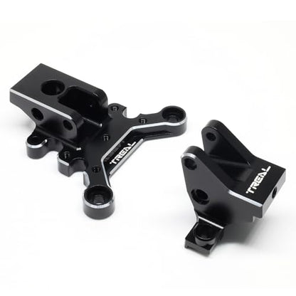 TREAL Aluminum 7075 Center Brace Mount (Front and Rear) for Arrma 1/8 Kraton BXL 6S(Black)