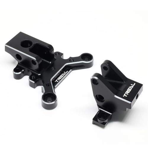 TREAL Aluminum 7075 Center Brace Mount (Front and Rear) for Arrma 1/8 Kraton BXL 6S(Black)