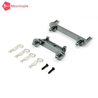 Alloy 16210 Body Mount Post & Body Cilps for 1/16 M162 M163 16207 16208 16209 16210 H6 Series Body Plate Upgrades Part Gray