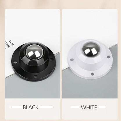 Self Adhesive Caster Wheels for Furniture,Storage Box,Trash Can,PC Stainless Steel Universal Pulley 360 Degree Rotating Adhesive Caster Wheels 1 Inch Low Profile Swivel Wheels White 4 Pack - style: White【1 inch】