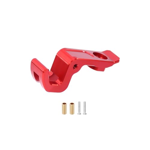Upgrade Aluminum Alloy Spare Parts Full Set RC Car Accessories Fitting for Hyper Go H16BM H16GT H16DR MJX 1/16 JC16EP Brushless High Speed Trucks (RED,Car Shell Buckle) - size: Car Shell Buckle