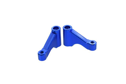 GPM For Losi 1/18 Mini-T 2.0 2WD Stadium Truck Upgrade Parts Aluminum Front Chassis Brace - 2Pc Set Blue