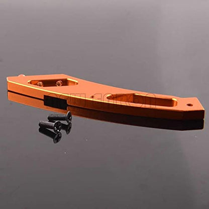 Replacement Part For BMT017 Aluminum Rear Anti-Bending Plate Chassis Brace RC Car 1/10 WR8 3.0 ST MT 3.0 Ken Block Flux Rall - (Color: Gold) - color: Gold