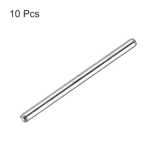 MECCANIXITY 10pcs 2mmx30mm Toys Shaft Round Rod Axles Drive Shaft for DIY RC Car Truck Boat Helicopter Model Part, Silver - size: 2mmx30mm
