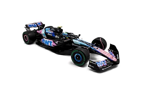 Solido 1:18 Scale Alpine F1 Team A524 Blue E.Ocon Brazilian GP 2024 Diecast Model Car S1814004