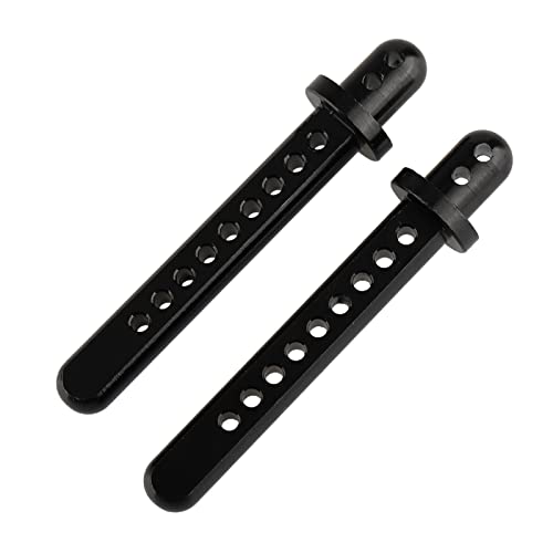 RC Aluminum Body Post Mounts for AXIAL 1:10 SCX10 Upgrade Parts Black Pack of 4