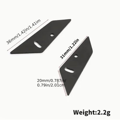 RC car Components Compatible with TT02 XV01 HSP94123 PTG2 1/10 RC On for Rally Drift Car Parts for Universal Metal Rear Wing Drag for Racing Spoiler