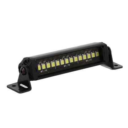 RC Light Bar Roof Lamp Kit Super Bright 15 LED Aluminum Alloy Roof Spotlight for 1/10 RC Crawler Cars Axial SCX10