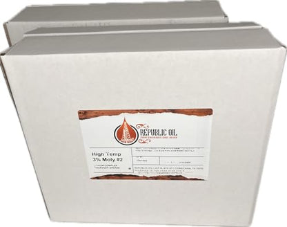 2 Boxes/20 Tubes Premium 3% Moly #2 Premium Heavy Duty Grease 10x14oz | Construction | Mining | Agriculture | Fifth Wheels | Moly Grease | Extreme Pressure | EP2 | - size: 20 x 14 oz Tubes