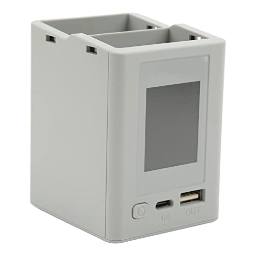 2 Way PD Fast Charging Hub for 3 Drones with LCD Display Portable Dual Channel Battery Pack for 2 SE Gray