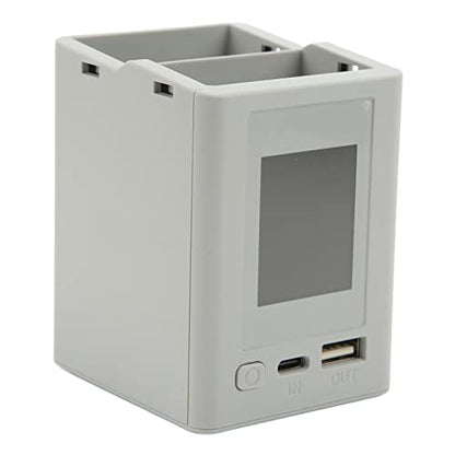 2 Way PD Fast Charging Hub for 3 Drones with LCD Display Portable Dual Channel Battery Pack for 2 SE Gray