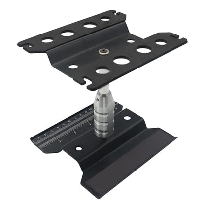 RC Car Stand RC Repair Stand 360 Degree Rotation Lift or Lower for Traxxas Arrma Redcat Axial RC4WD HSP Losi 1/8 1/10 1/12 1/16 Scale RC Crawler Car Truck Buggies (Black) - color: Black