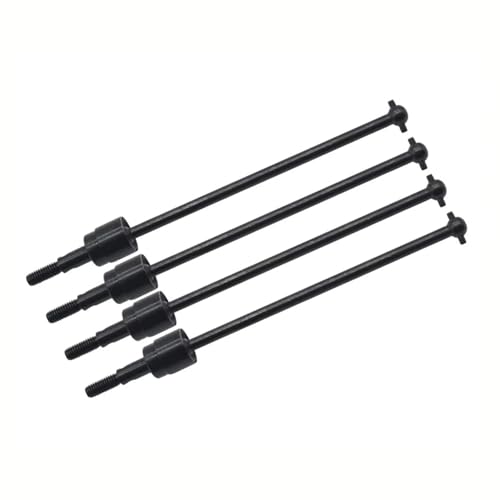 Rc Parts Compatible with HSP 94111 94108 94170 1/10 RC Car Parts 4Pcs Steel Dogbone Drive Shaft Wheel Axle Replacement 08029 02033