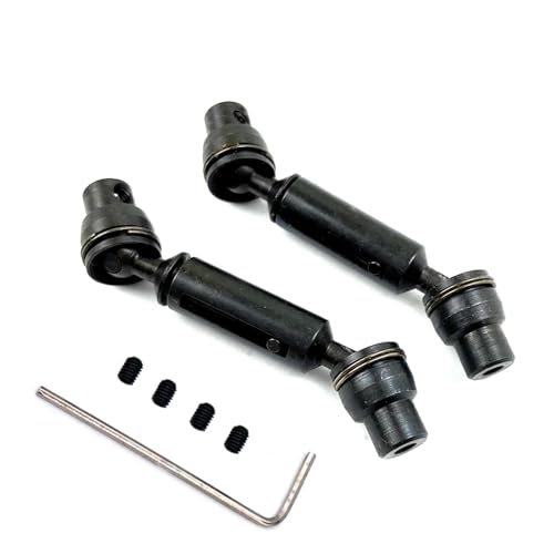 Plastic and Metal Front and Rear Portal Axle Assembly Set for WPL B1 B14 B16 B24 C14 C24 1/16 RC Crawler Truck Upgrades Parts (2pcs Drive Shaft) - color: 2pcs Drive Shaft