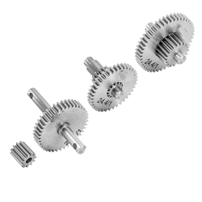 RC Upgrade Accessories for TRX4M 1/18 4M-36 Stainless Steel Overdrive Underdrive Transmission Gear Pinion Set RC Crawler Car Upgrade Accessories RC Car Parts(Underdrive Gear 2) - size: Underdrive Gear 2