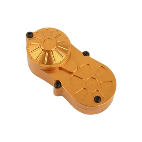 for Losi for LMT 1/8 Metal Transmission Gearbox Gear Box Case Cover Peanut Shell Housing RC Car Upgrades Parts Accessories RC Car Upgrade Part(Yellow) - size: Yellow