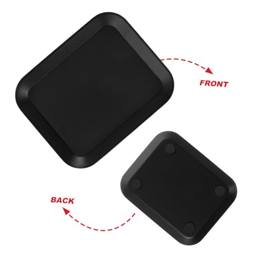 BESPORTBLE 1pcs Screw Storage Tray Bolt Organizer Metal Parts Serving Plate Rc Model Parts Bowl Magnetic Tool Holder - color: Black