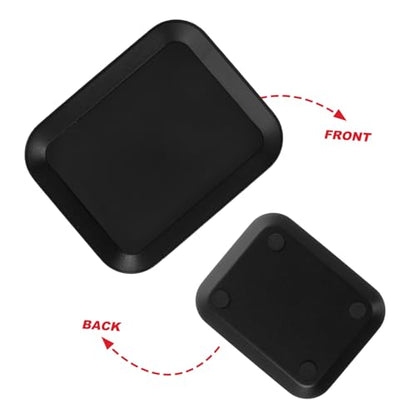 BESPORTBLE 1pcs Screw Storage Tray Bolt Organizer Metal Parts Serving Plate Rc Model Parts Bowl Magnetic Tool Holder - color: Black