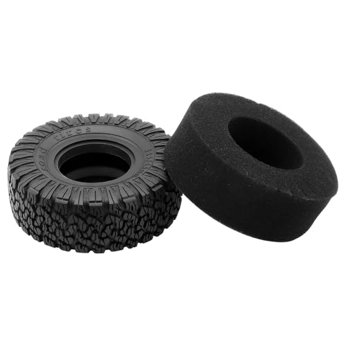 1.9" RC Crawler Tires for 1/10 TRX4 TRX6 SCX10 I/II/III Upgrades | Soft rubber 115x45mm crawler tires provide excellent grip on rocks, dirt and trails